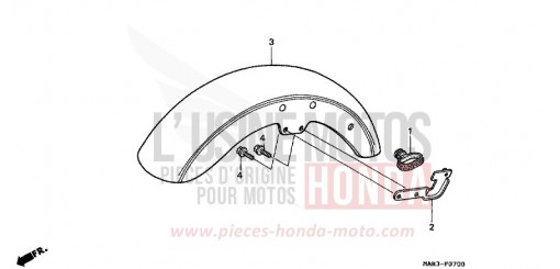 FRONT FENDER VT1100C2X de 1999